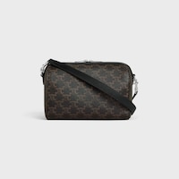MINIBOLSO BOSTON DE LONA TRIOMPHE Y PIEL DE BECERRO - NEGRO - DRAWING SERIES - 2 | CELINE