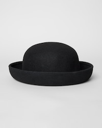 bloom hat IN FELT WOOL - BLACK -  - 2 | CELINE