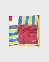 square IN silk twill - BLUE/YELLOW/RED -  - 2 | CELINE