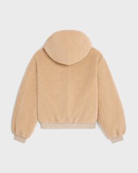 veste à capuche molleton polaire - BEIGE -  - 2 | CELINE