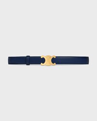 Reversible Strap 25MM IN Smooth and Grained Calfskin -  -  - 2 | CELINE