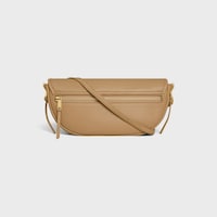 LITTLE HALFMOON SOFT TRIOMPHE IN SUPPLE SHINY LAMBSKIN - SANDCASTLE - SOFT TRIOMPHE - 2 | CELINE