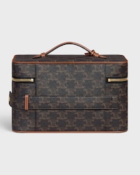 トラベル バニティーケース / トリオンフキャンバス ＆ カーフスキン - タン - 定番ギフト - 2 | CELINE