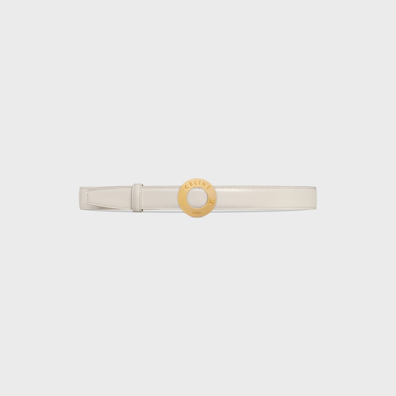 リバーシブルストラップ 25MM / トリヨンレザー＆パイソン型押しカーフスキン -  -  - 1 | CELINE