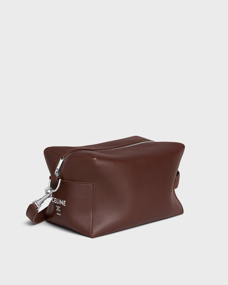 BOLSA TRANSVERSAL TAKE AWAY EM PELE DE BEZERRO LISA - CHESTNUT - BOLSAS TRANSVERSAIS - 1 | CELINE