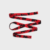 lavalliere IN ELEPHANT SILK TWILL - BLACK/RED -  - 2 | CELINE