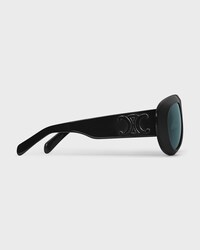Lunettes de Soleil Triomphe Stamp 01 en Ac&eacute;tate - Noir -  - 2 | CELINE