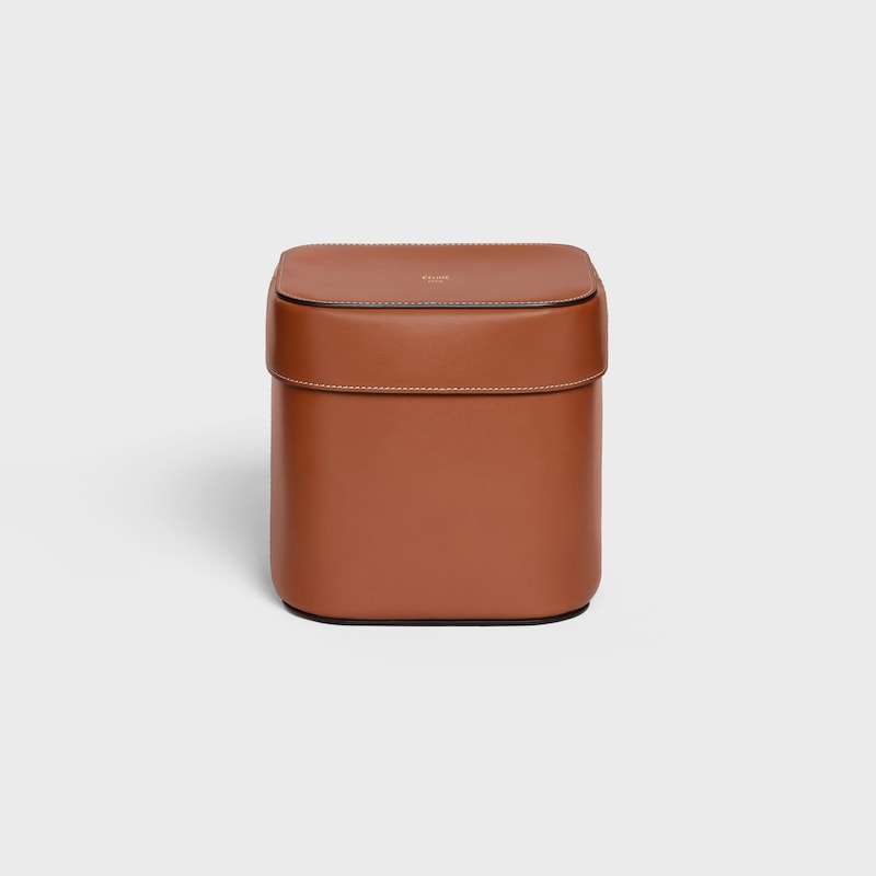 Large Box in Shiny Calfskin - TAN - CELINE MAISON - 1 | CELINE