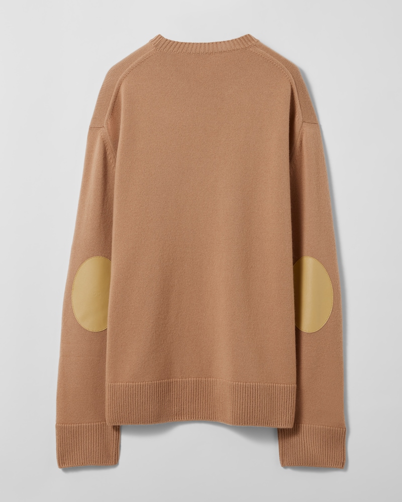 pull col rond cachemire fin - CARAMEL -  - 1 | CELINE