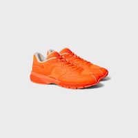 RUNNER SNEAKER IN CALFSKIN AND MESH - FLUO ORANGE -  - 2 | CELINE