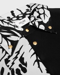 chemise SILK JERSEY - NOIR/CRAIE -  - 2 | CELINE