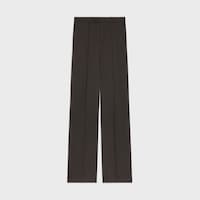 PANTALONES JAZZ DE LANA - NEGRO CHOCOLATE -  - 1 | CELINE