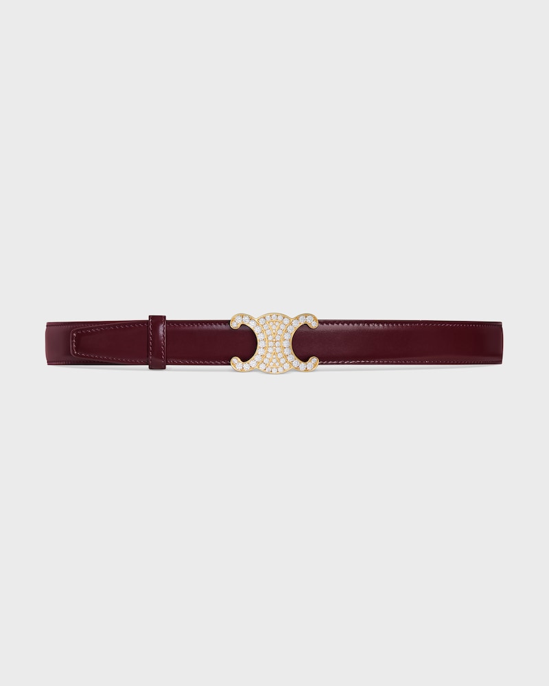 Triomphe Buckle 25MM IN BRASS WITH STRASS -  -  - 1 | CELINE