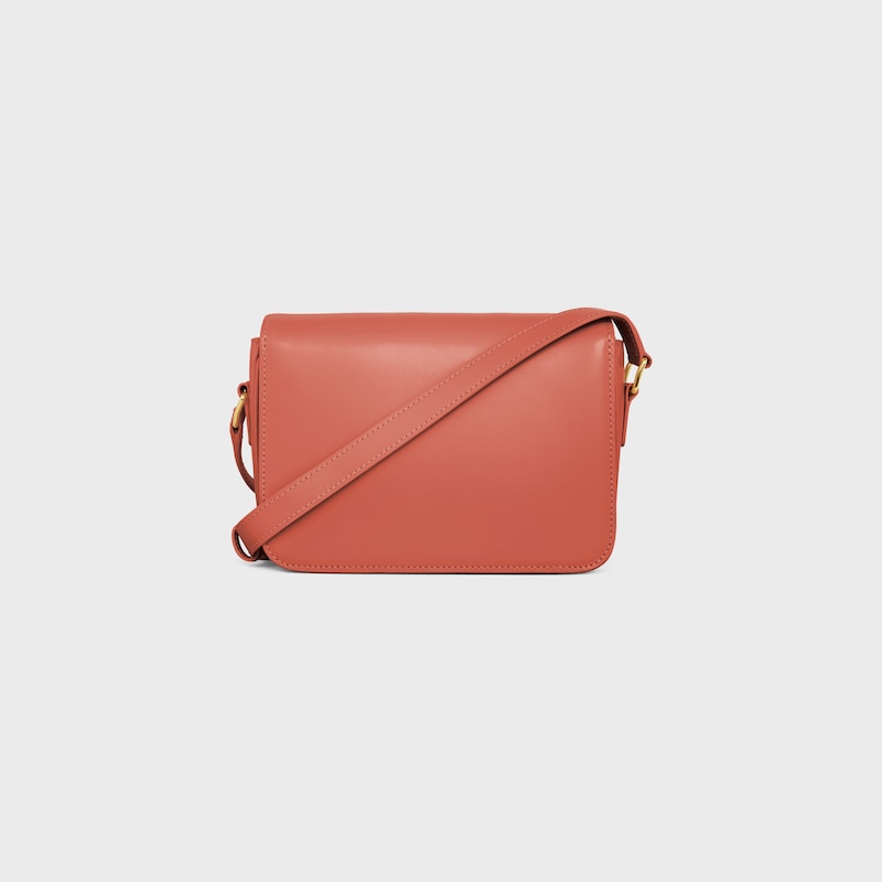 SAC TRIOMPHE TEEN EN veau brillant - LYCHEE - TRIOMPHE - 1 | CELINE