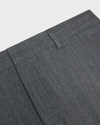 STRAIGHT-LEG TROUSERS - GREY MELANGE -  - 2 | CELINE