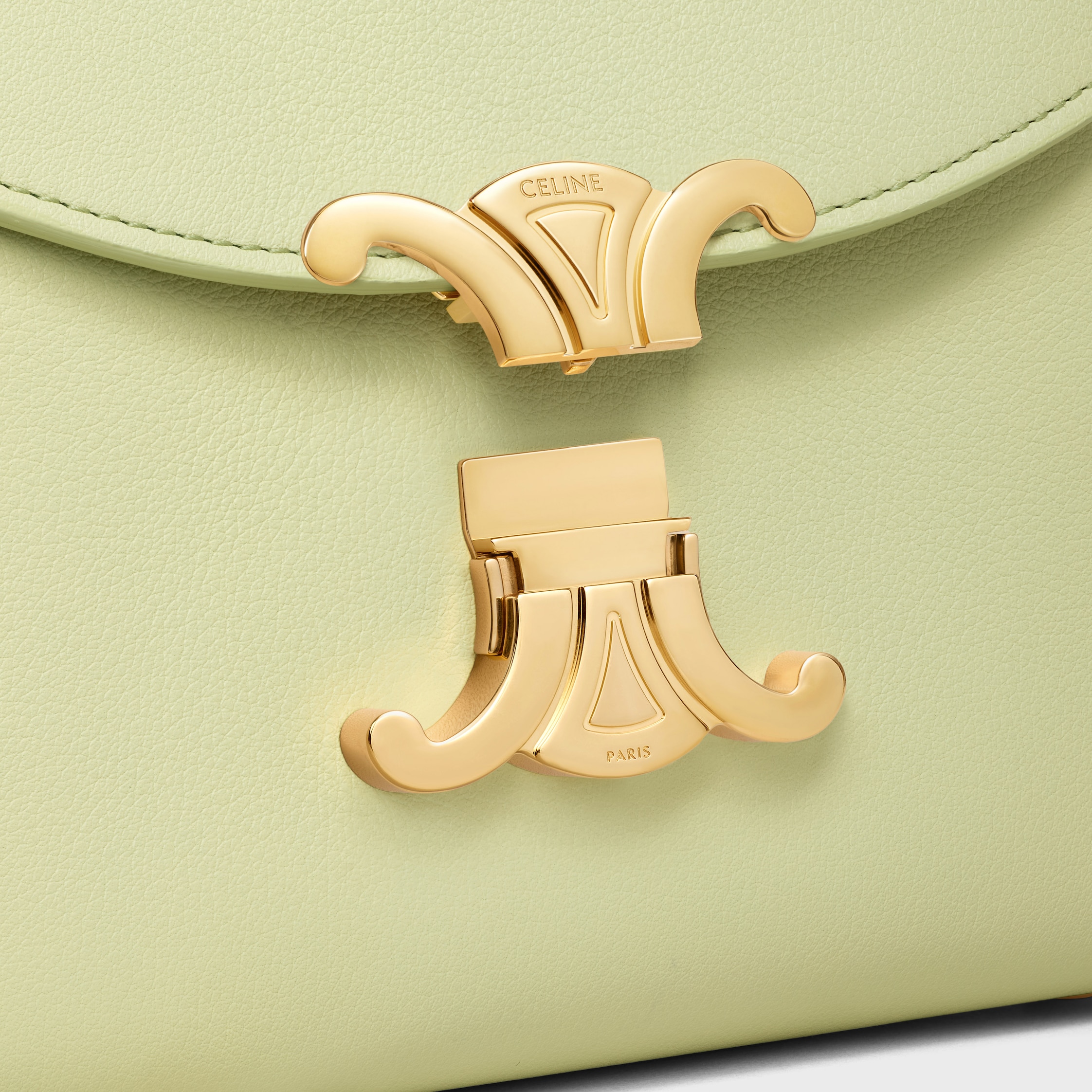【mint32922】CELINE TEEN NINO BAG IN SUPPLE GRAINED CALFSKIN - SOFT LIME | CELINE