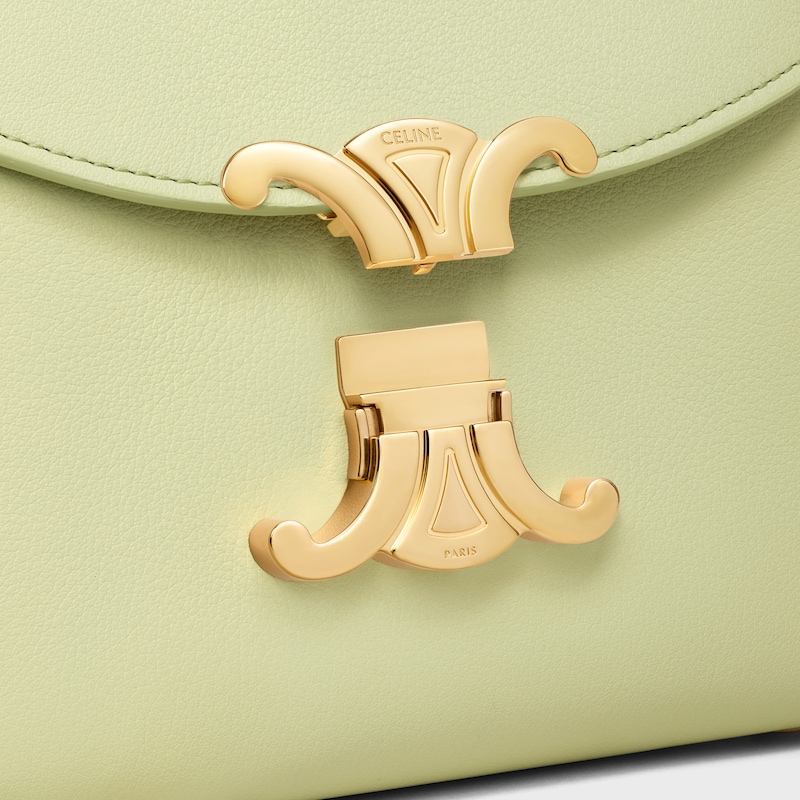 TEEN NINO BAG IN SUPPLE GRAINED CALFSKIN - SOFT LIME - EVENING - 1 | CELINE