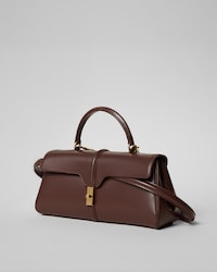 16 EAST WEST IN SATINATED CALFSKIN - CHESTNUT - ALL BAGS - 2 | CELINE