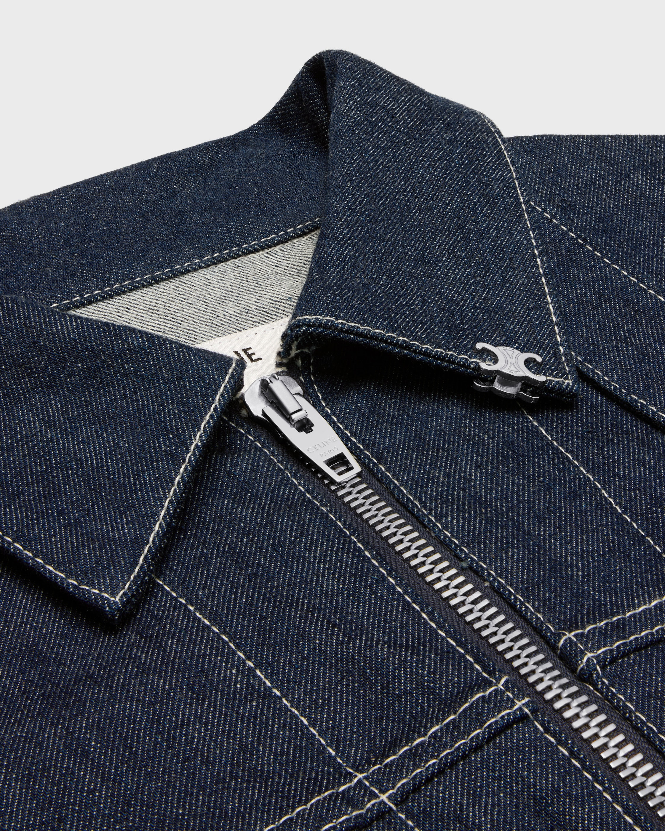 jacket IN cotton denim - RINSED | CELINE