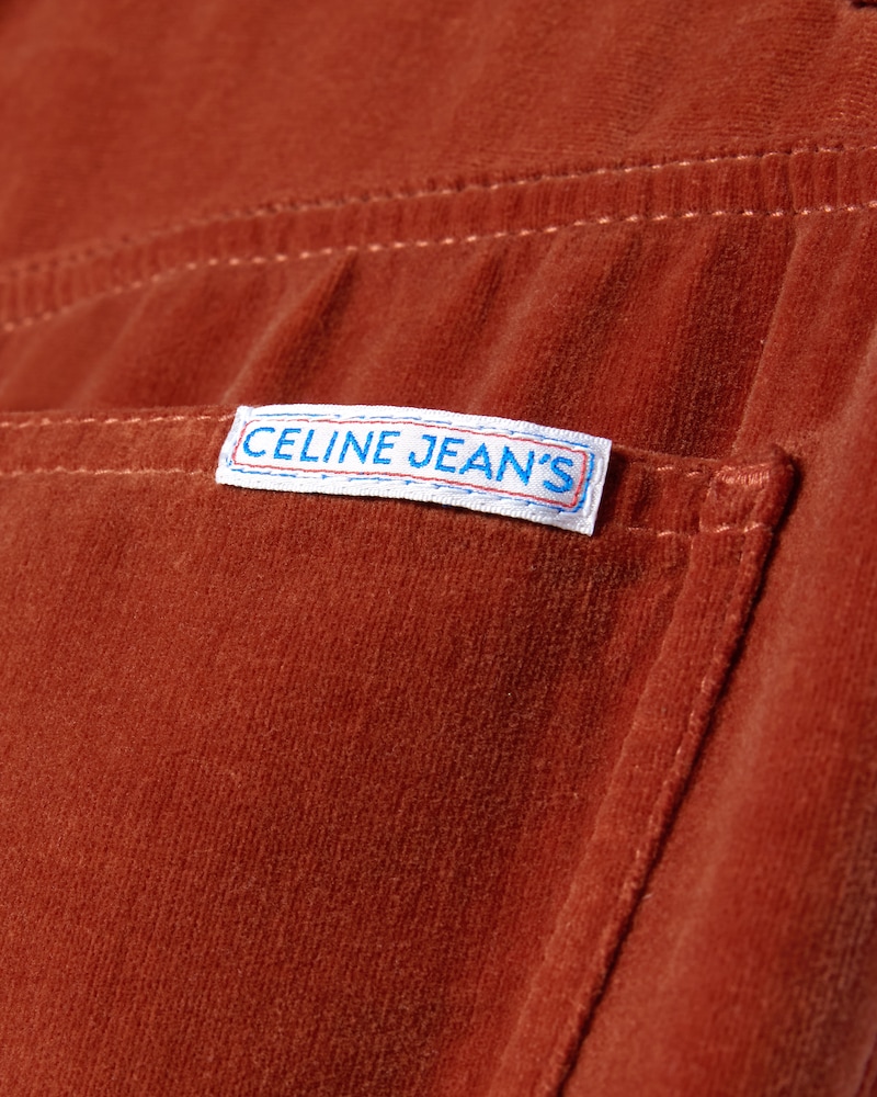 FLARE JEANS 005 IN velvet - GINGER LIGHT STONE WASH -  - 1 | CELINE