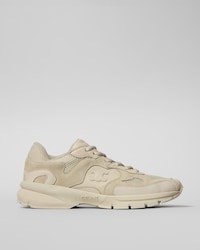 RUNNER SNEAKER IN CALFSKIN, SUEDE CALFSKIN AND MESH - ECRU -  - 1 | CELINE