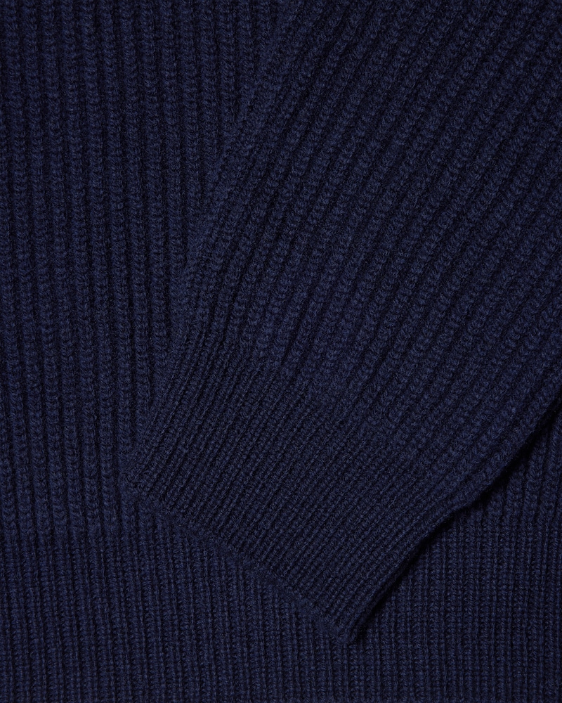 pull camionneur laine cachemire - Marine -  - 1 | CELINE