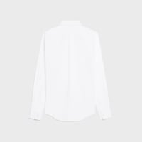CAMISA CLÁSICA EN POPELINA DE ALGODÓN - BLANCO -  - 2 | CELINE
