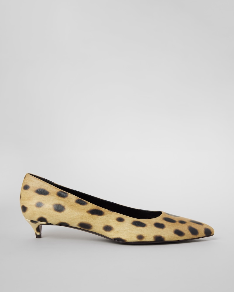 KITTEN PUMP IN CHEETAH - LIGHT BEIGE/BROWN -  - 1 | CELINE