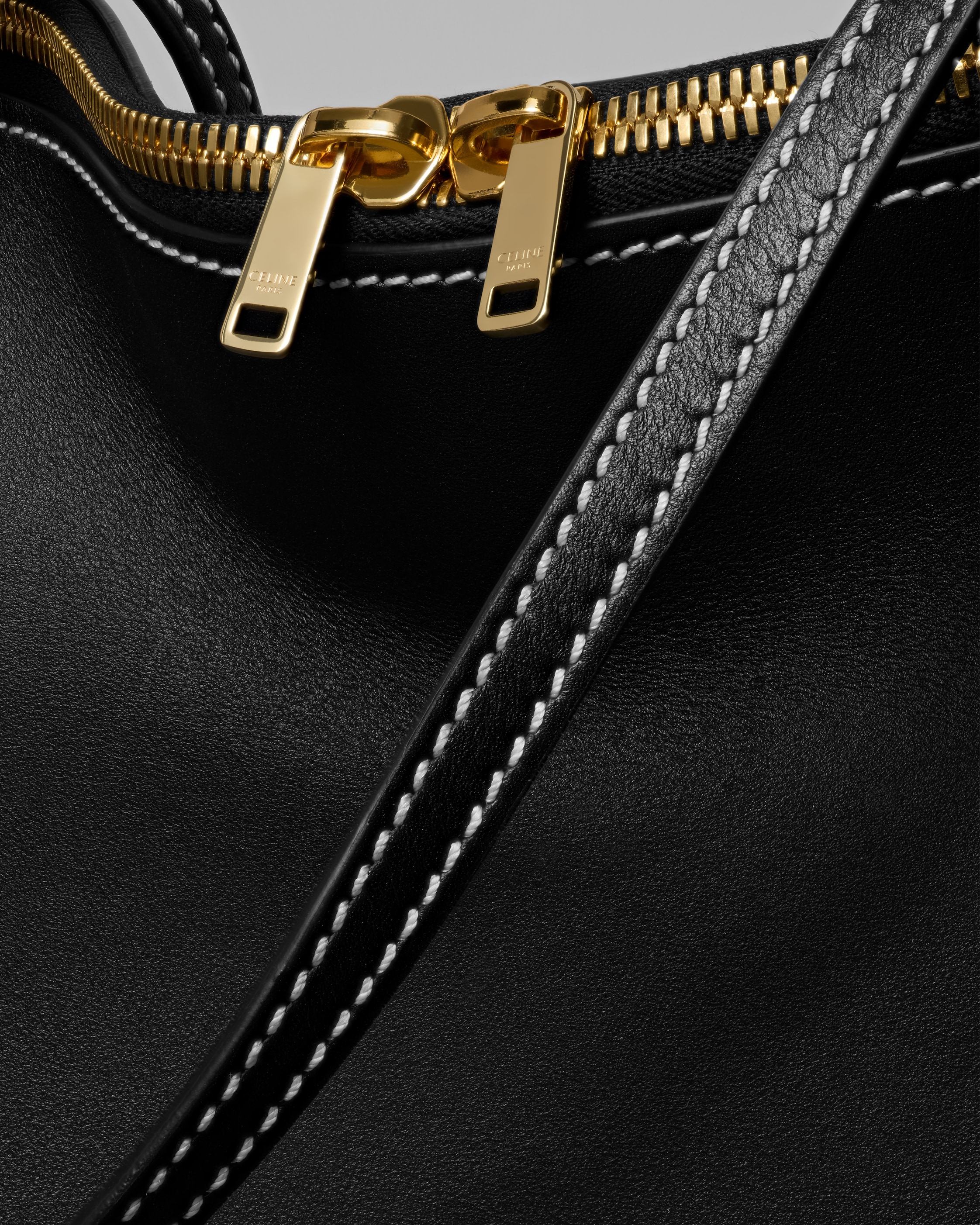 ZIP BOX CABAS IN SMOOTH CALFSKIN - BLACK | CELINE