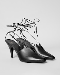 V-NECK SANDAL IN Calfskin - BLACK -  - 2 | CELINE