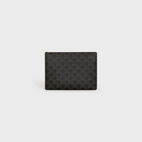 Pouch IN Triomphe Canvas - Black - POUCHES - 1 | CELINE