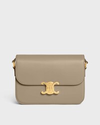 CLASSIQUE TRIOMPHE BAG IN shiny calfskin - MODERN TAUPE - DRAWING SERIES - 1 | CELINE