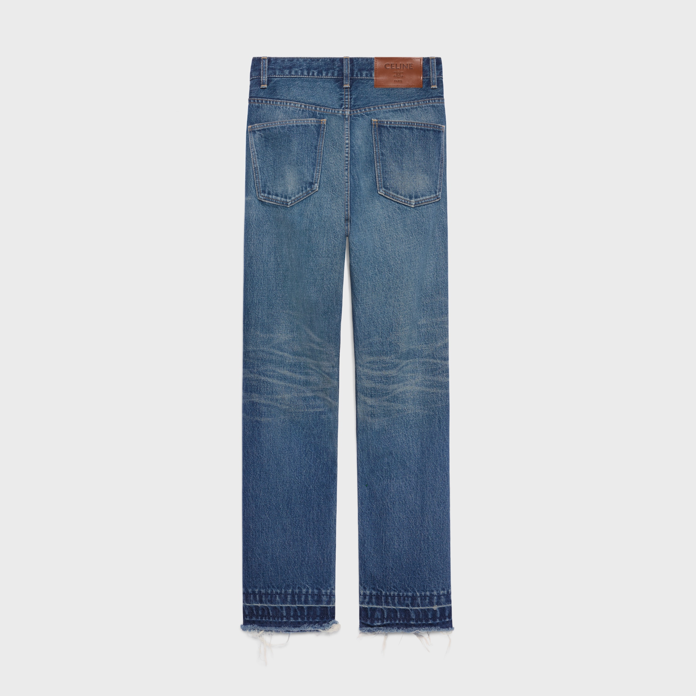 wesley jeans IN cotton denim - BROKEN BLUE WASH | CELINE