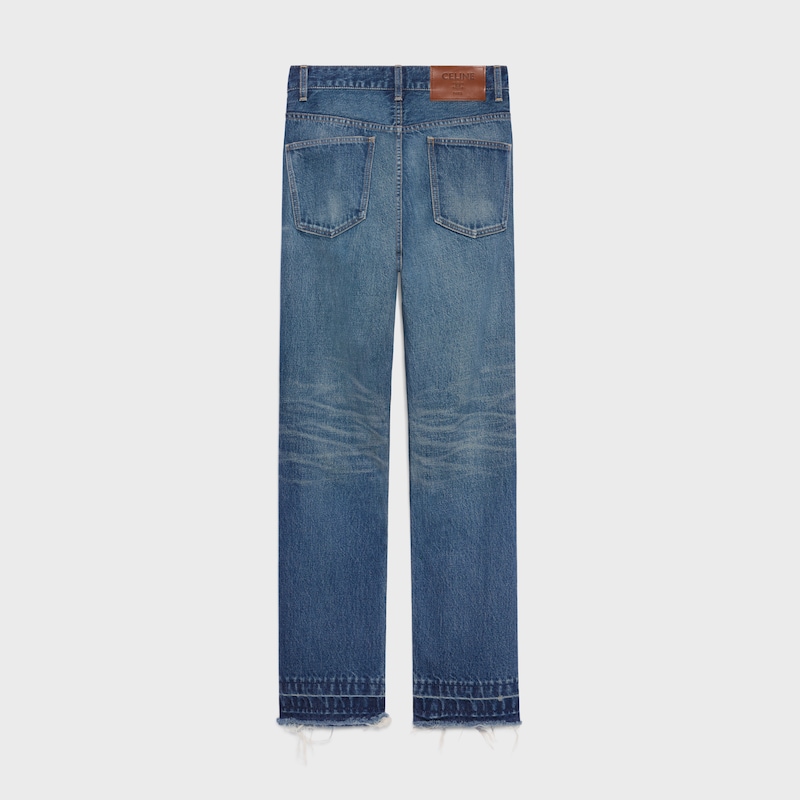wesley jeans IN cotton denim - BROKEN BLUE WASH -  - 1 | CELINE