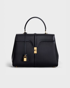 Classique 16 Bag IN Satinated Calfskin - Black - LE 16 - 1 | CELINE