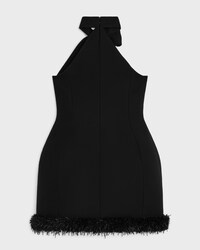 dress IN TRICOTINE wool - BLACK -  - 2 | CELINE