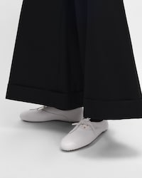 BALLET LACE-UP SHOE IN LAMBSKIN - Ultra White -  - 2 | CELINE
