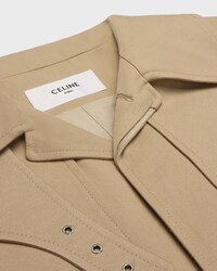jacket IN COTTON AND WOOL GABARDINE - BEIGE -  - 2 | CELINE