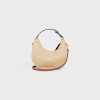 Teen Celine Lulu IN RAFFIA AND NATURAL CALFSKIN - NATURAL / TAN - LULU - 2 | CELINE