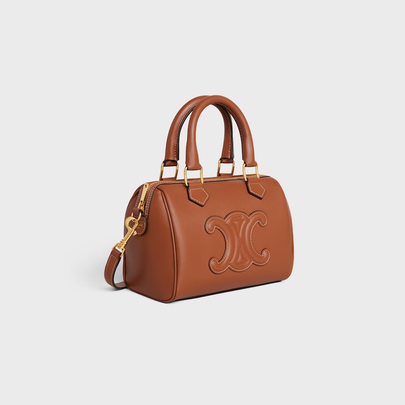 BOSTON PETIT MOD&Egrave;LE veau lisse - TAN - SACS &Agrave; L'&Eacute;PAULE - 1 | CELINE