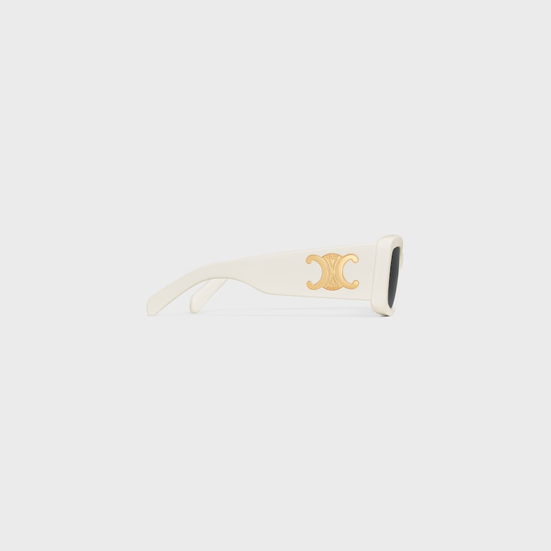 Triomphe XL 01 Sunglasses in Acetate - IVORY -  - 1 | CELINE