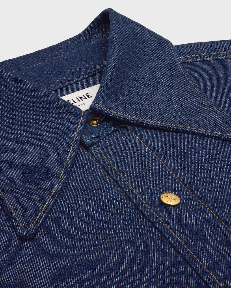 shirt in denim - DARK RINSED -  - 1 | CELINE