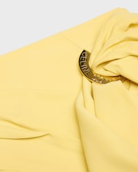 draped mini skirt IN viscose - PISSENLIT -  - 2 | CELINE