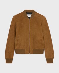 blouson boule suède - TOBACCO -  - 1 | CELINE