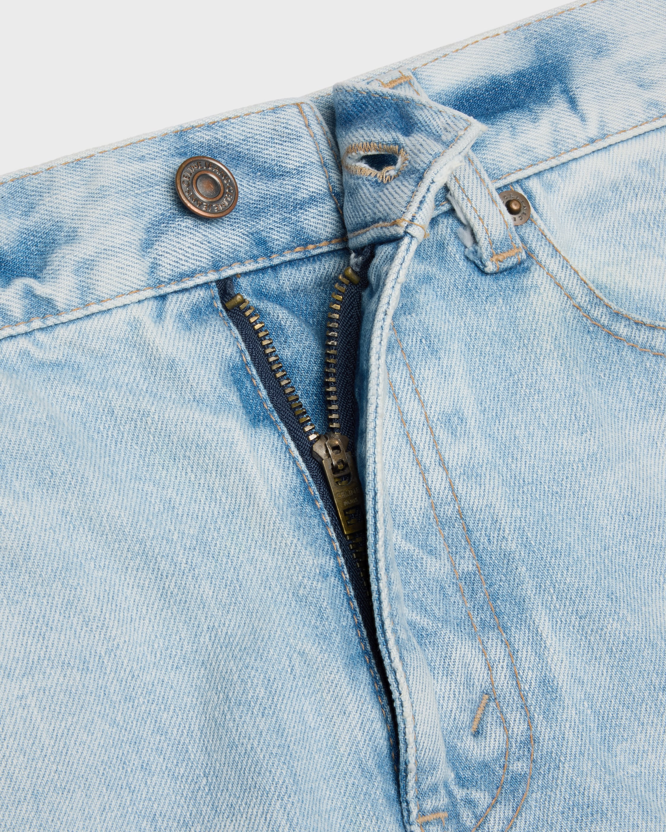 jolene jeans IN cotton denim - BLUE SUNFLOWER WASH | CELINE