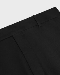 PANTALONES CLÁSICOS EN GABARDINA DE LANA - NEGRO -  - 2 | CELINE