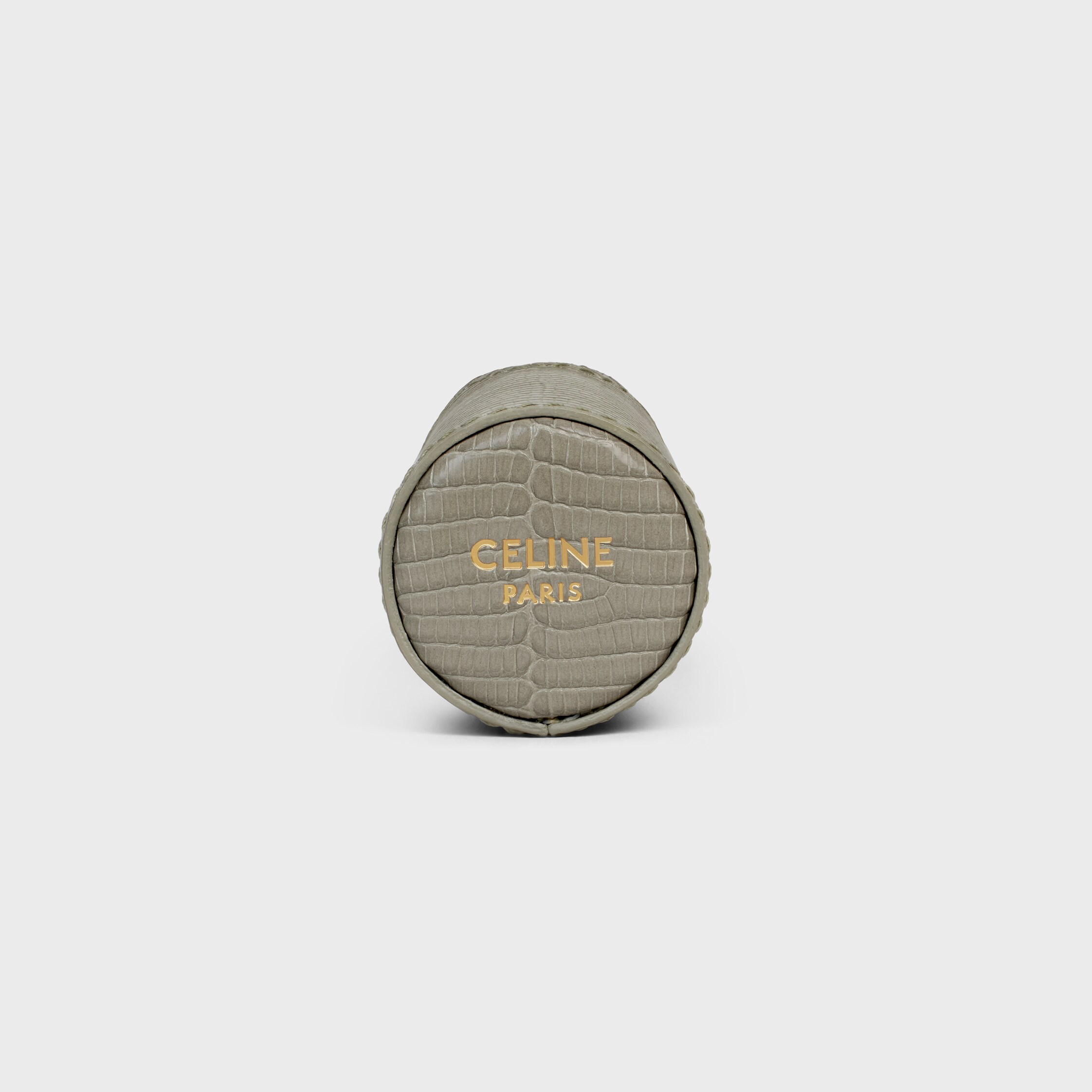 TRAVEL SPRAY Case in LIZARD - GREEN CLAY | CELINE