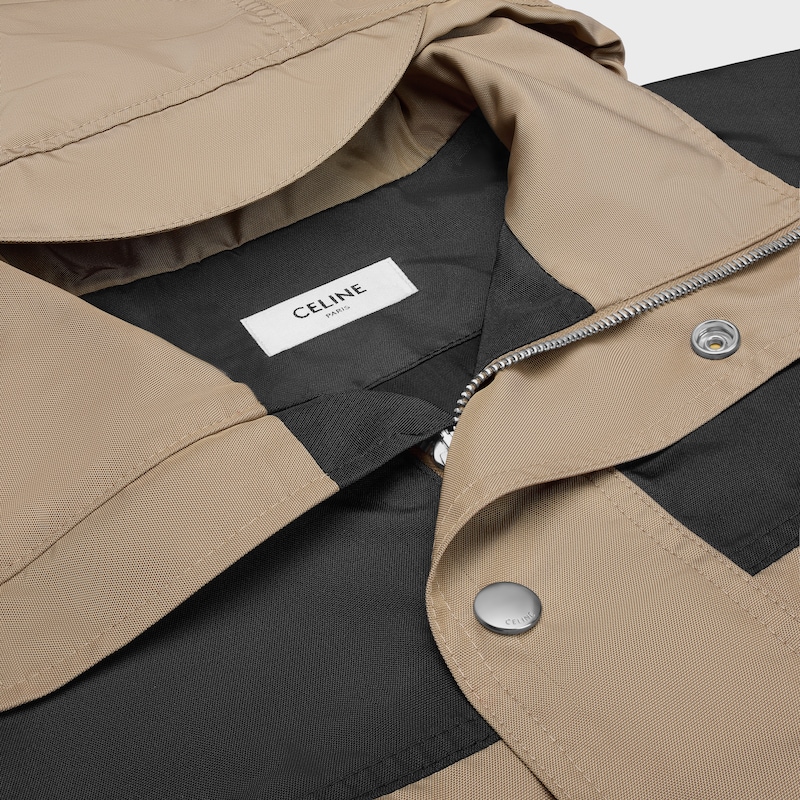 Jaqueta corta-vento EM NYLON - BEGE - - 1 | CELINE