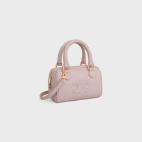 MINI BOSTON IN SMOOTH CALFSKIN - Bleached Pink - MORE LINES - 2 | CELINE