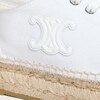 CELINE 레 에스파드리유 레이스업 - 캔버스 & 카프스킨 - 옵틱 화이트 -  - 5 | CELINE